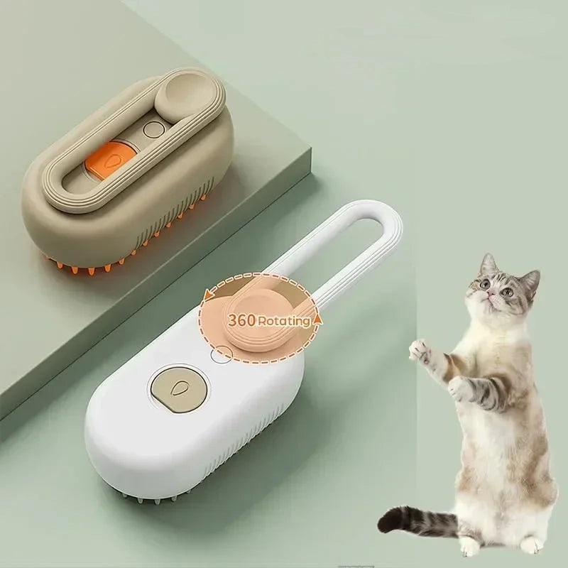 Brush GO Cepillo de limpieza y masaje eléctrico para mascotas
