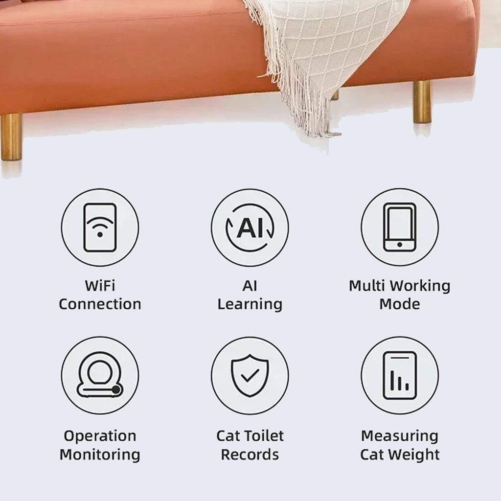 Clean Box Arenero Inteligente con autolimpieza