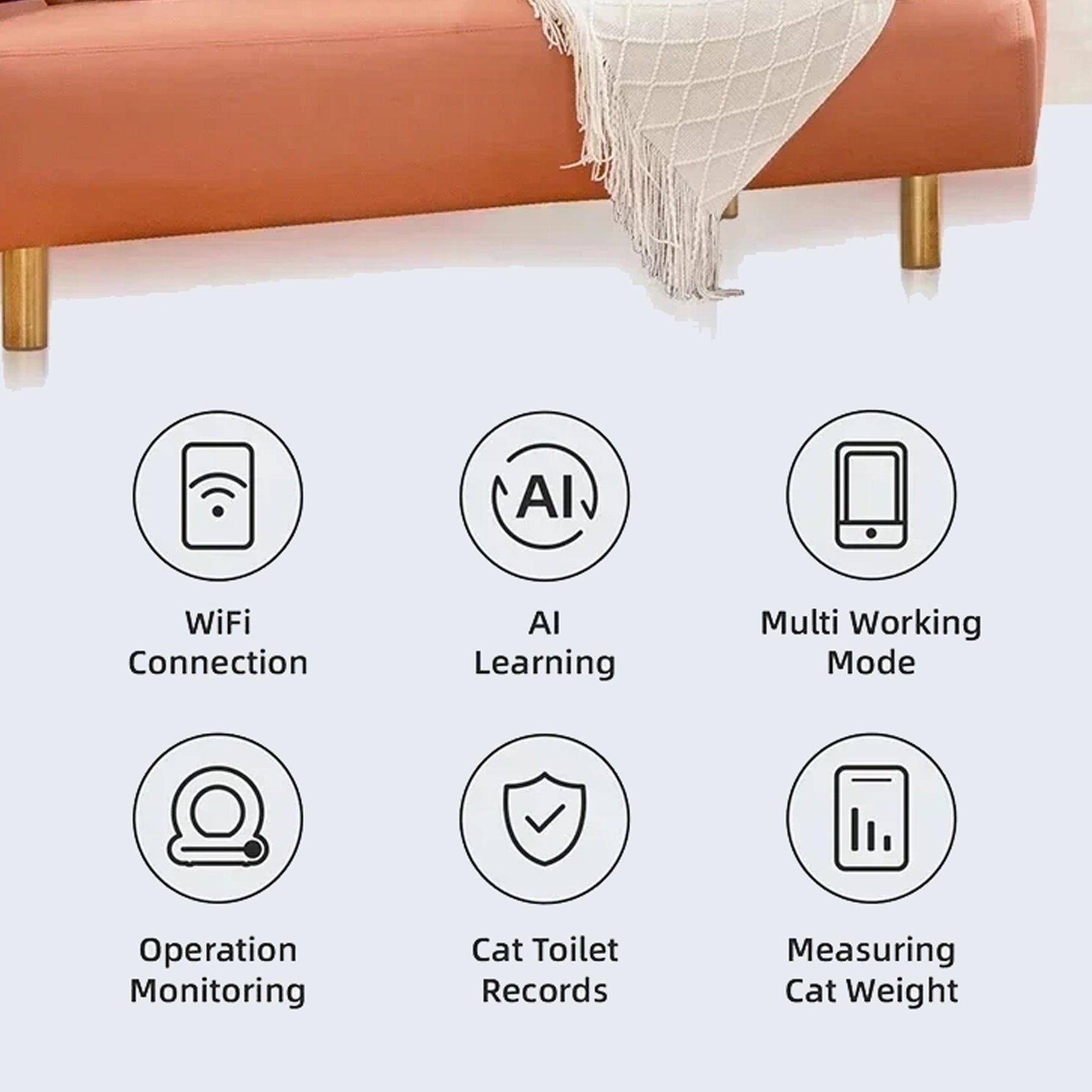 Clean Box Arenero Inteligente con autolimpieza