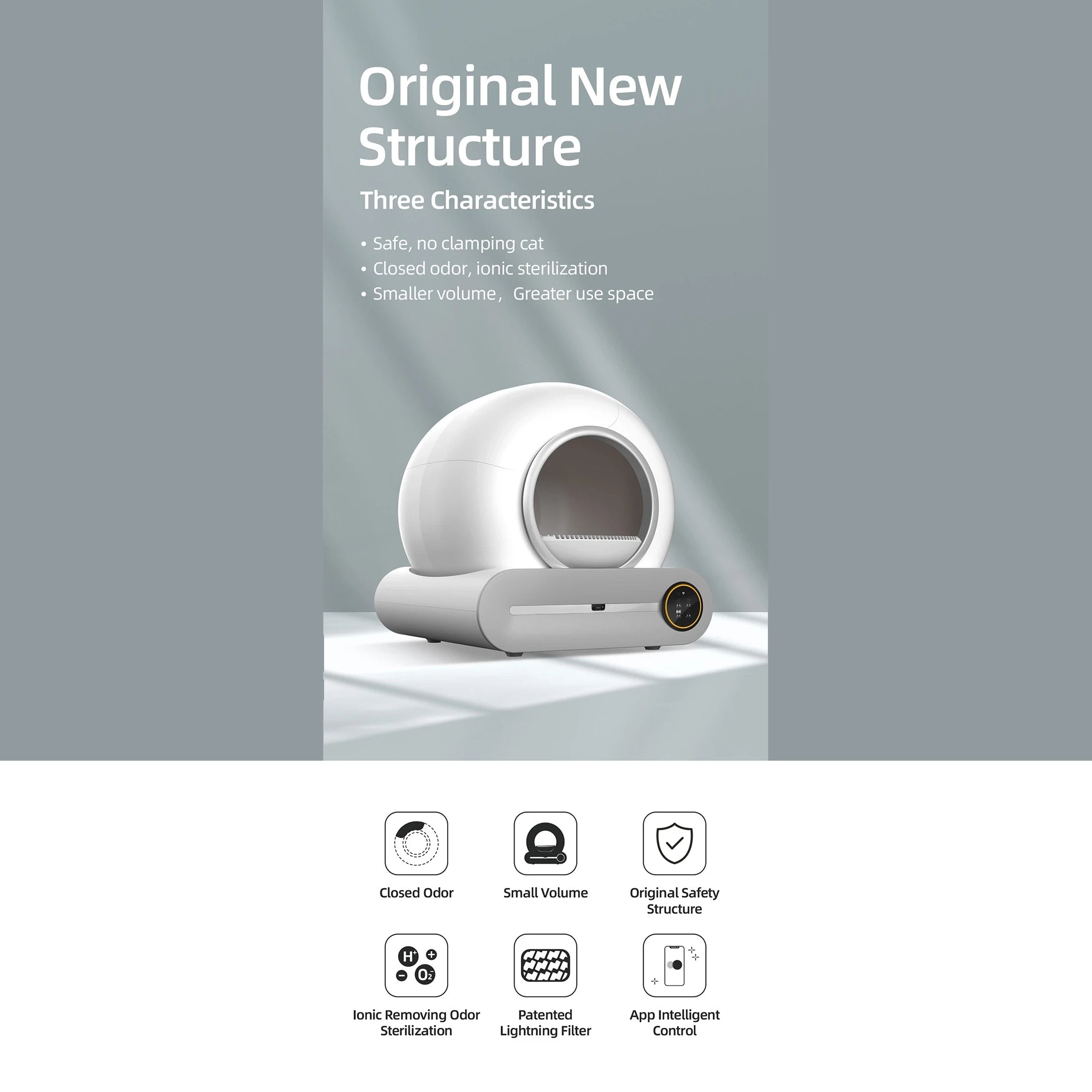 Clean Box Arenero Inteligente con autolimpieza