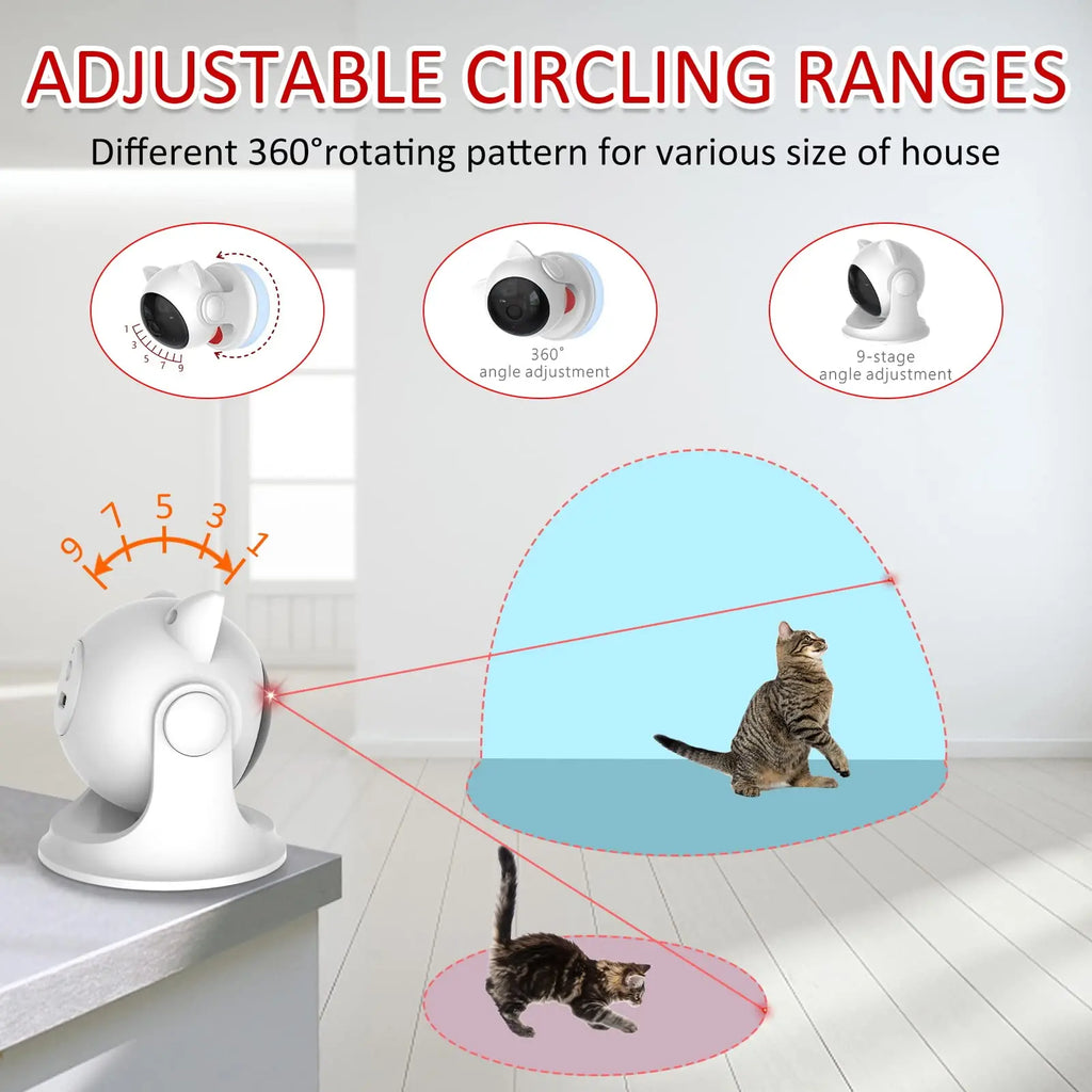 Laser Play Juguete para Gatos con Movimiento Inteligente