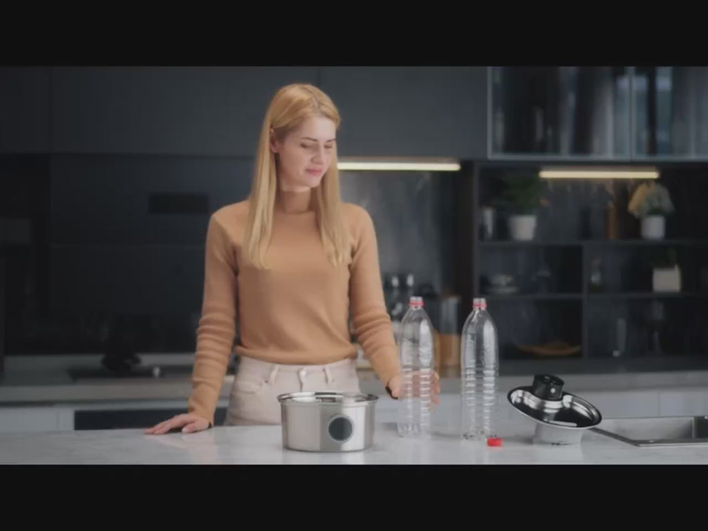 Flow Bowl Bebedero Automático Inoxidable